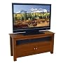 Walker Edison 44-Inch Cortez Wood TV Console, Brown
