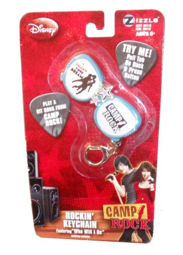 Disney Camp Rock Sunglasses Shaped Rockin’ Keychain with “Who Will I Be” Camp Rock Hit Song