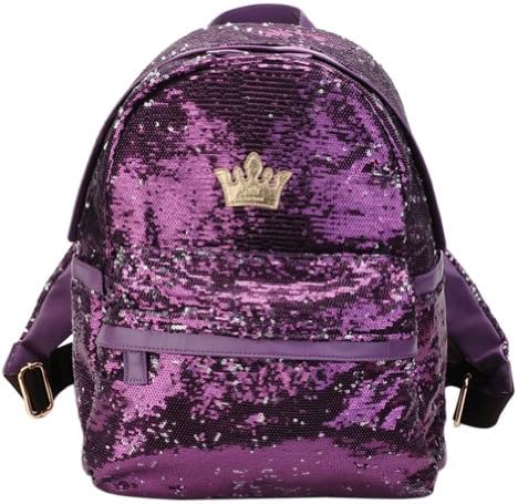 Vonfon Bag Work Place Sequined Bag Purple