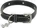 5th Avenue Rhinestone Dog Collar, Leather Collar by Kakadu Pet, Small, 1/2