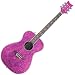 Daisy Rock Pixie Acoustic-Electric Pink Sparkle Guitar