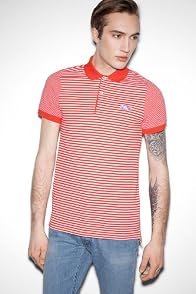 Live Short Sleeve Fine Stripe Pique Polo