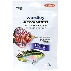Hartz Wardley Cichlid Medium Floating Pellet Food, 16-3/4-Ounce, Spanish/English