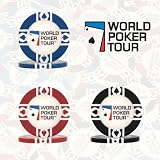 50 World Poker TourT 11.5g Clay-Filled Poker Chips