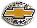 CHEVY FLAMES Belt Buckle Chevrolet GM Detroit