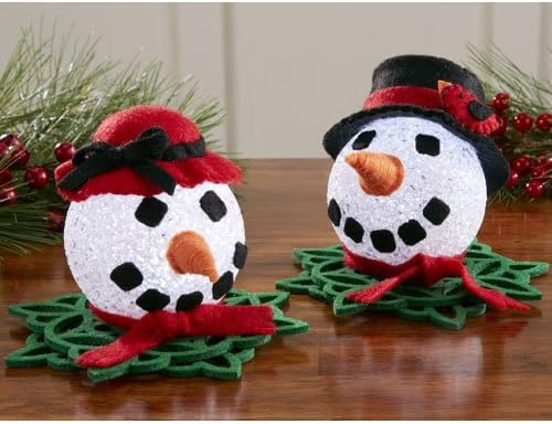 Felt Street Mr & Mrs Snow Brite Felt & Sequin Kit