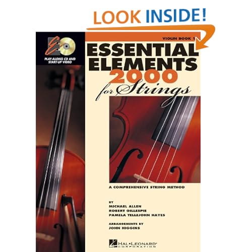 Essential Elements 2000 for Strings: Book 1 with CD-ROM (Violin)