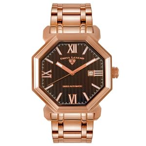 Swiss Legend Men's 20015-RG-44 Classic Octomatic Collection Watch