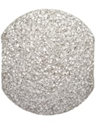 925 Sterling Silver Sphere Sparkling Silver Bead, For Chamilia, Pandora, Biagi, Personality, Reflections And More Charm Bracelets