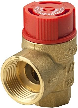 1/2" x 3/4" BSP European Thread Safety Pressure Release Relief Reducing Valve FxF Female 2,5 Bar