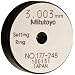 Mitutoyo 177-248 Setting Ring, 3mm Size, 7mm Width, 25mm Outside Diameter, +/-1.5Micrometer Accuracy