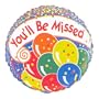 18" You'll Be Missed Metallic Balloon