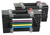 PowerBlock 50 Plus Dumbbell Set, Black