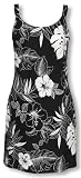 Bias Print Sundress - Exquisite Hawaiian A-Line Hawaiian Aloha Zipper Back Sun Dress - Regular Size