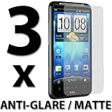 3x HTC Inspire 4G Anti-Glare Matte Screen LCD Protectors
