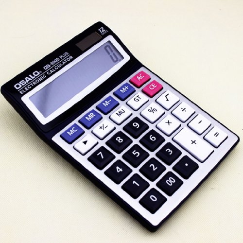 High quality OSALO OS-8900 plus solar electronic calculator with big display & fine function