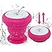 Shower Speaker, Portable Wireless FM Radio Speakers with Suction Cup for Shower Music Beach Pool Outdoor By ZDW (Pink)