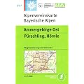 DAV Bayerische Alpen 07. Ammergebirge Ost 1 : 25 000