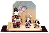 五月人形 一秀作 木目込み 花大将　陣羽織 513