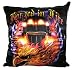 Trucker Satin Throw Pillow - 18" x 18" - Forged In Fire