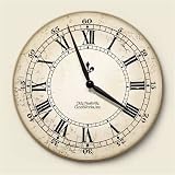 Wood clock~ Classic Antique ~ Artworks Home Accents~ large kitchen wall clock...