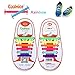 Coolnice No Tie Shoe lace for Kids and Adults, Elastic Shoelaces for Sneaker