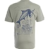 Tarpon Etching Stonewash Green T-Shirt