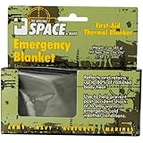 Grabber Outdoors The Original Space Brand Emergency Tactical-Survival Blanket- Olive-Drab/Silver