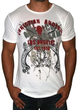 CHRISTIAN AUDIGIER Ed Hardy Musket Vintage Mens T-Shirt Tee