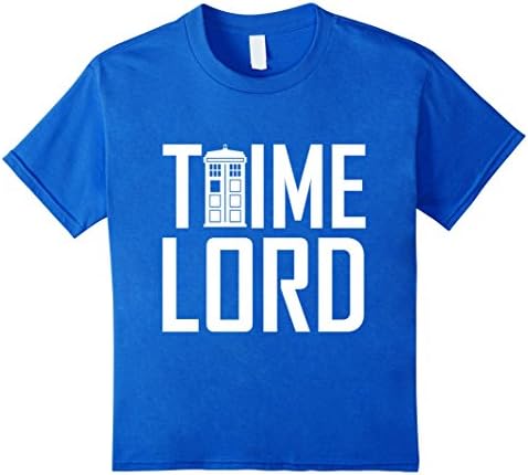 Southern Rock 'Doctor Who' 'Timelord' Themed T-Shirt - Kids 10 - Royal Blue