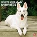 German Shepherds, White 2011 Wall Calendar 12 X 12