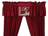 NFL Tampa Bay Buccaneers - 5pc Jersey Drapes-Curtains and Valance Set