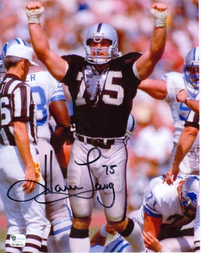 GAI Authentic Howie Long Autograph Raiders 8x10 Photo