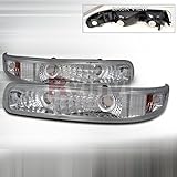 Chevrolet Tahoe Suburban GMC 2000 2001 2002 2003 2004 2005 2006 Turn Signal Bumper Lights - Chrome