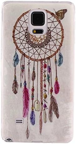 MBo For Galaxy Note 4 Case,Slim TPU Soft Case For Samsung Galaxy Note 4 - Campanula