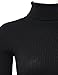 DRESSIS Women's Long Sleeve Turtle Neck Ribbed Thermal Sweater Top