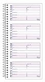 Adams Petty Cash Book, 5.25 x 11 Inch, Spiral Bound, 2-Part,