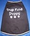 Black TRUST FUND PUPPY Dog Tee Shirt at THE REGAL DOG - Size M MEDIUM