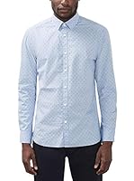 ESPRIT Camisa Hombre (Azul)