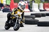 Pocket Bike Race - 72"W x 48"H - Peel and Stick Wall Decal by Wallmonkeys
