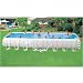 18' x 9' x 52" Rectangular Ultra Frame Pool Set (with Filter Pump, Saltwater System, Ladder, Ground Cloth, Cover, Deluxe Maintenance Kit, Volleyball Set and DVD)