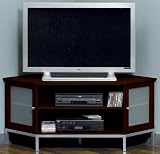 Amanda Corner Wd Screen Tv Cbn 2-door Dark Brown