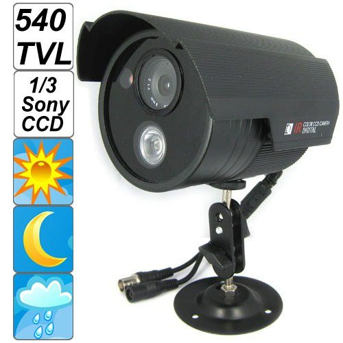 Best Price SecurityIng - Waterproof 540 TV Lines 1/3 Sony CCD Bullet CCTV Security Camera, Array IR LED, 40 Meters Nighttime Viewing Distance, for Outdoor / Indoor / Home / Business Security Surveillance Camera