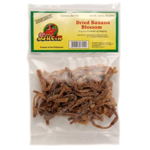 Fruits Bananas Lucia Dried Banana Blossom (Pack of 16)