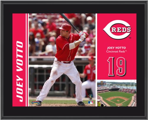 Joey Votto Plaque | Details: Cincinnati Reds, Sublimated, 10x13, MLB Plaque