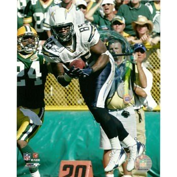Antonio Gates San Diego Chargers Catching Ball 8x10 Photo