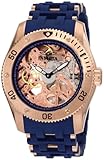Invicta Men's 1258 Sea Spider Mechanical Skeleton Dial Blue Polyurethane Watch Invicta Men's 1258 Sea Spider Mechanical Skeleton Dial Blue Polyurethane Watch