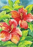 Toland, Hibiscus Garden Flag, 12.5 x 18, #117062