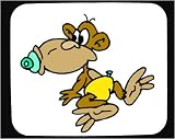 Mouse Pad with diaper, monkey, pacifier, baby