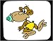 Mouse Pad with diaper, monkey, pacifier, baby